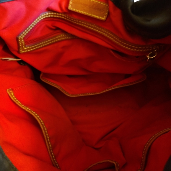 Dooney and Bourke-Logo Lock Nylon Bag - Picture 4 of 5